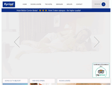 Tablet Screenshot of hotel-kyriad-belfort.com